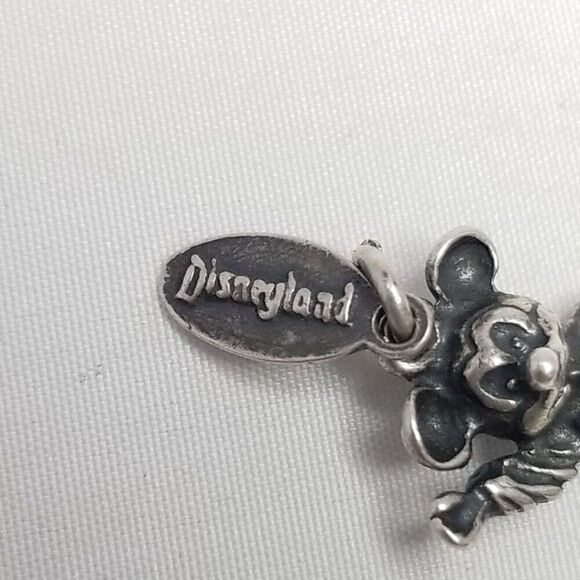 Vintage Walt Disney Production Disney Land Mickey Mouse Charm 3D Sterling Silver - Picture 3 of 9